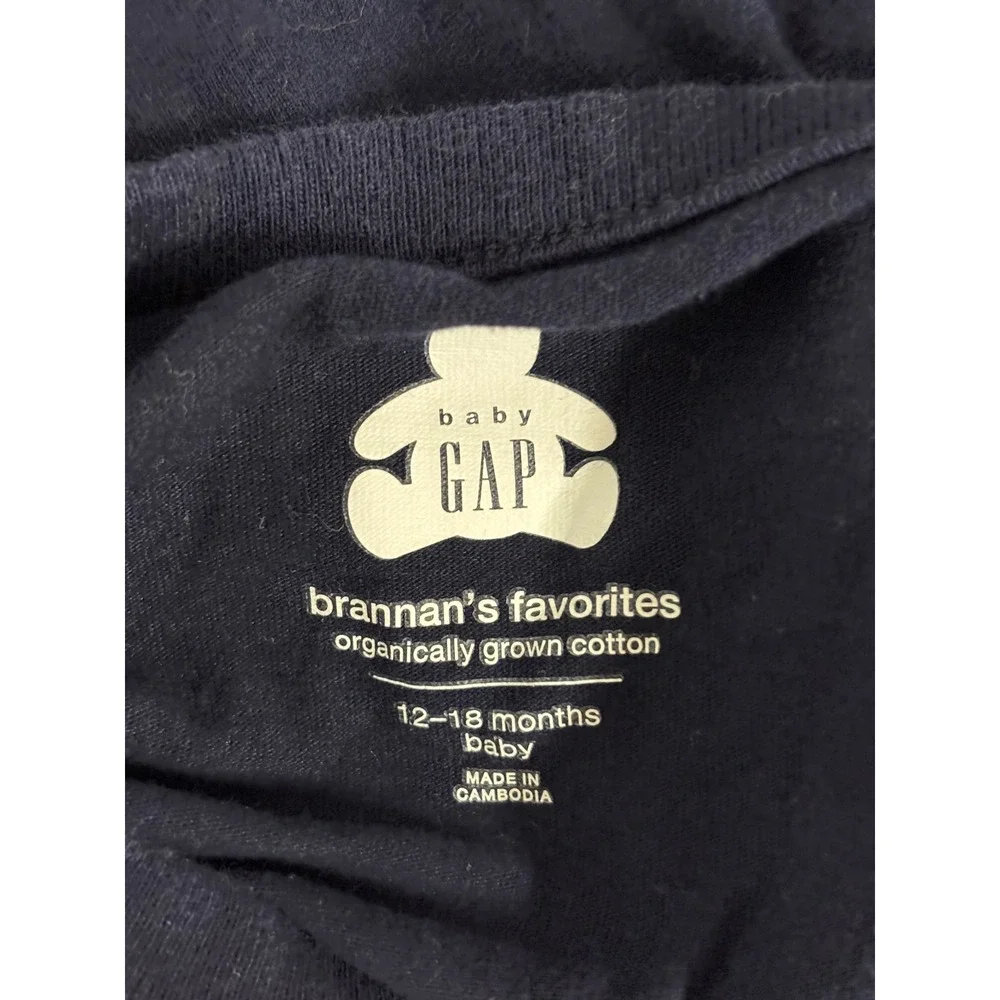 Baby Gap Brannan's Favorites Organic Cotton Bodysuit and Pants Set 12-18 Months